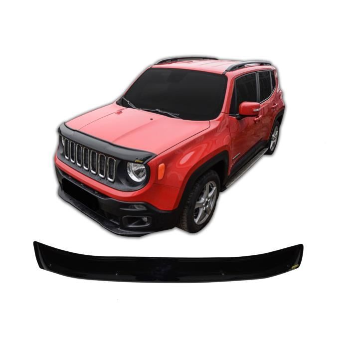 Дефлектор капота - SCOUTT - Jeep Renegade - Пластик ABS - Легкая установка - Черный