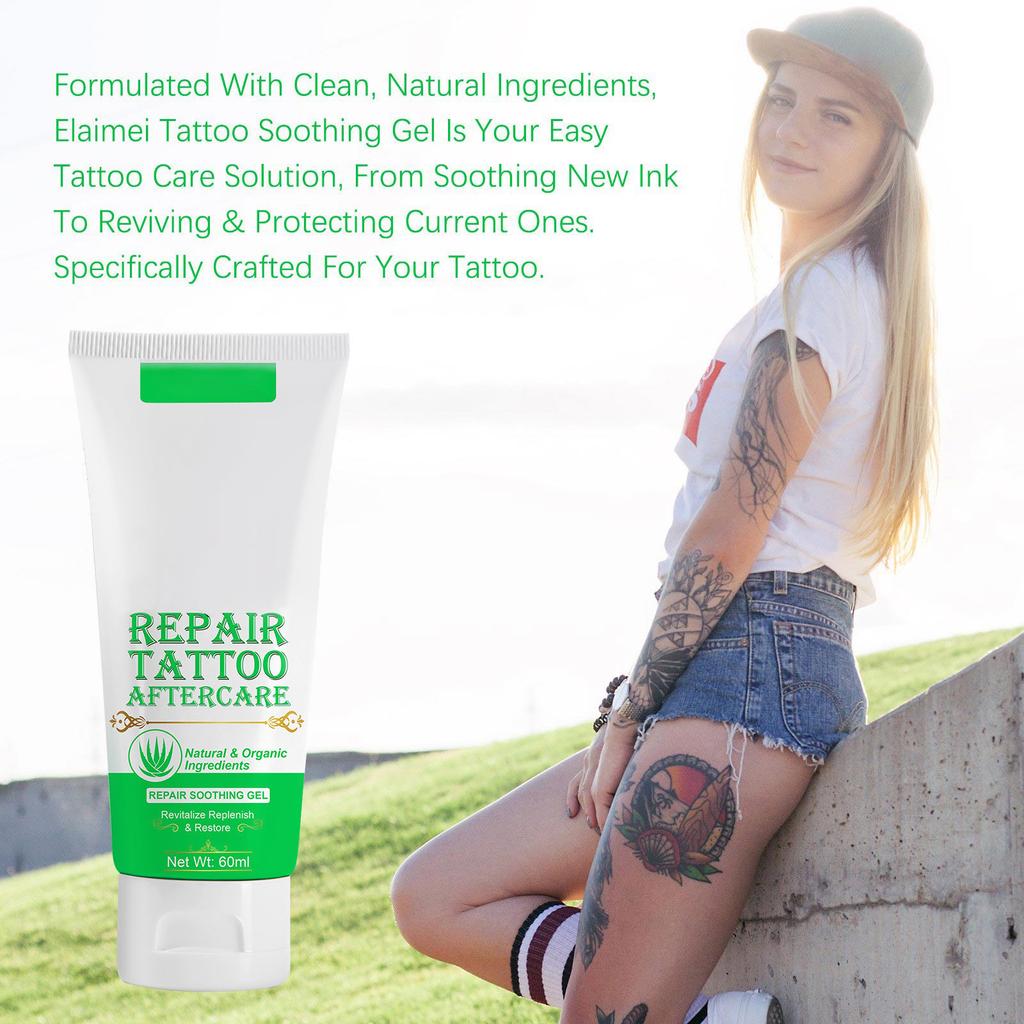 Успокаивающий гель для ухода за телом, увлажняющий, освежающий, охлаждающий, успокаивающий уход за телом с алоэ, уменьшающий раздражение, бальзам для тела, 60 мл