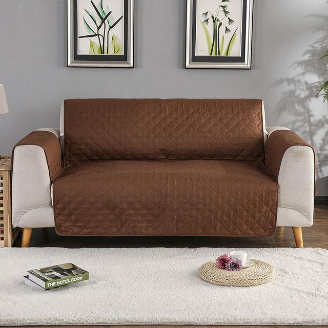 Сплошной цвет, чехол для дивана, моющийся, съемный, подлокотник для полотенец, чехлы для диванов, чехлы для диванов, собак, домашних животных, одноместный/двух/трехместный