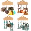 3Pairs/Set Geometric Earrings Gift Bohemian Dangle Tassel Jewelry