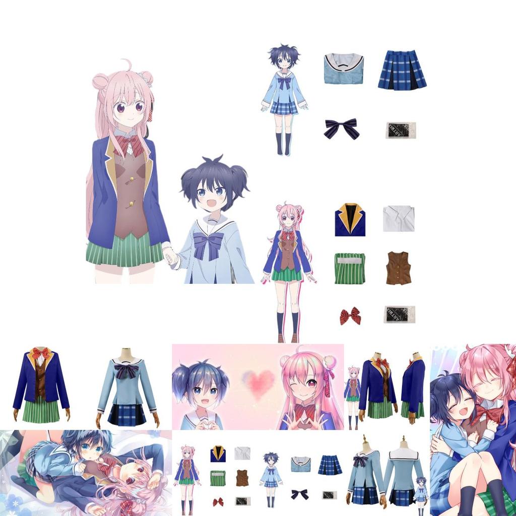 Потрясающий косплей-наряд Мацузаки Сато из Happy Sugar Life, идеально подходящий для поклонников аниме