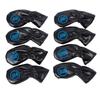 8Pcs Golfs Iron Head Cover Thick PU Leather Embroidered Number Golfs Head Cover Replacement Headcover Protective Cover