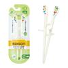 EDISONmama Edison Chopsticks, Kids Series, Right-Handed, White, 17.5cm, for Preschool To Early Elementary School Ages, Nursing and Feeding Supplies, T