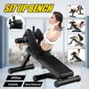 Black Folding Adjustable Ab Sit Up Bench Decline Home Gym Crunch Fitness Board Workout Abdominal Traine Core Strength Training Equipment