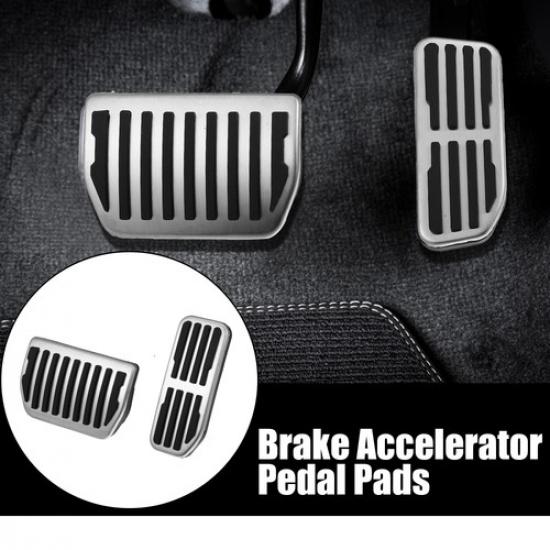 2pcs Brake and Gas Accelerator Pedal Covers Anti-Slip for Jaguar XF 2016-