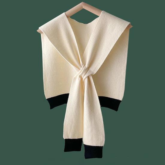 Женская вязаная шаль пэчворк цвет мягкий узелковый дизайн универсальная мягкая текстура шаль зимний теплый шарф