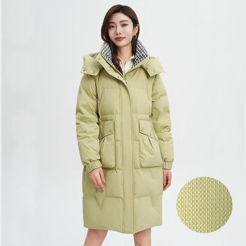 Длинная хлопковая куртка свободного покроя с капюшоном и воротником-стойкой в ​​корейском стиле, зимняя верхняя одежда