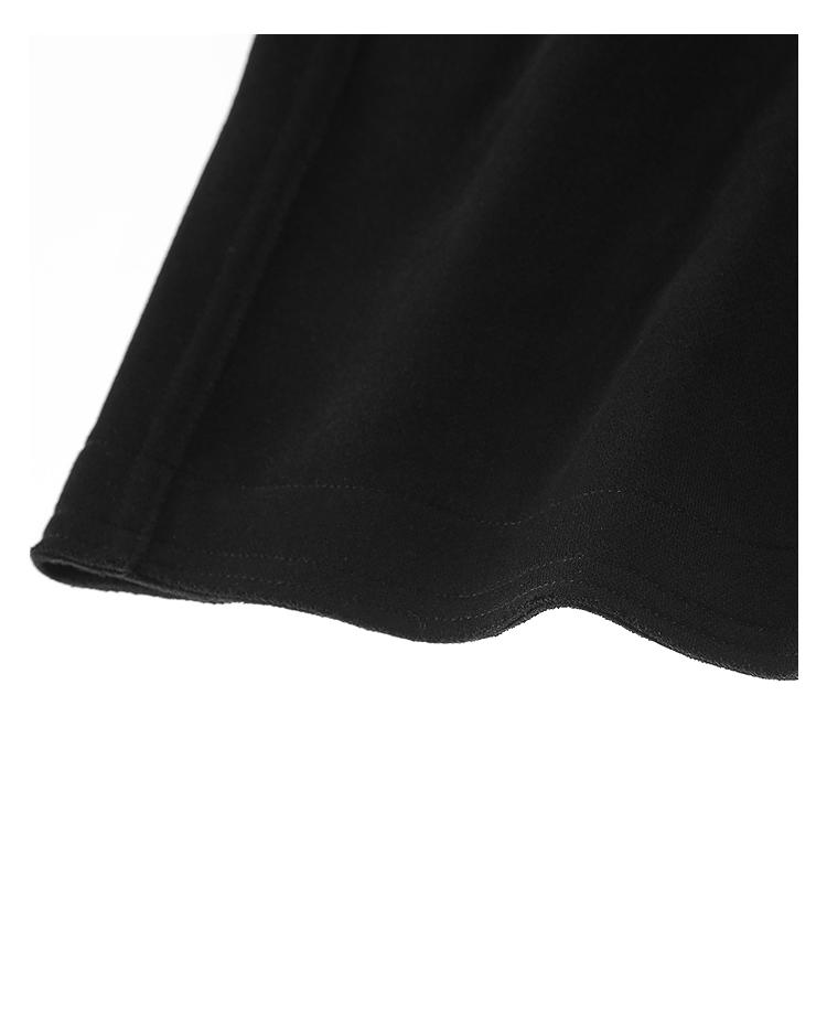 Lagogo Lago Valley new elastic and comfortable high waisted versatile commuting half skirt