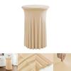 Solid Color Conference Table Skirt Elastic Bar Table Cover Practical Bar Counter Cover  Hotel