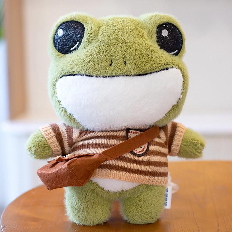 Плюшевая игрушка лягушка Лалафанфан в подарок девочке, 30см
