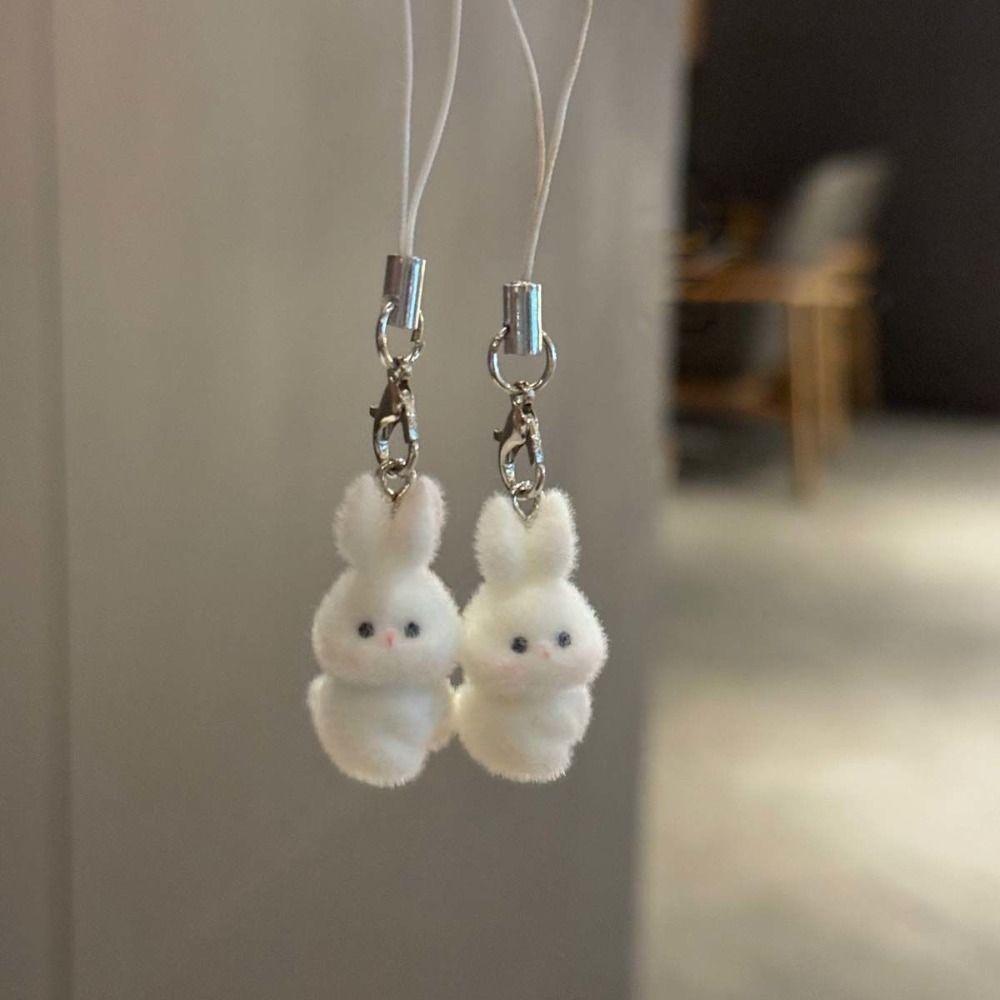 Пушистая кукла, стайная собака, брелок, щенок корги, кролик, телефон, кулон, 3D-животное, кулон, рюкзак