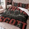 Travis Scott 3Pcs Bedding Set Duvet Cover With Two Pillowcases For Bedroom Home Decoration