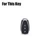 Zinc Alloy Leather Car Key Fob Case Cover For Chevrolet Malibu Camaro Trailblaze