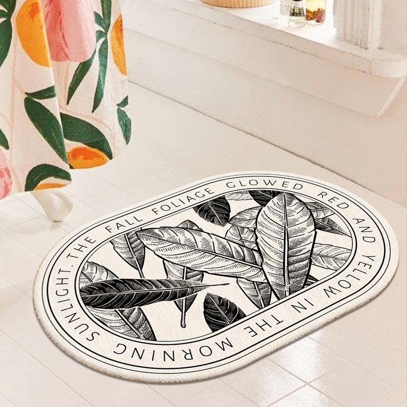 Коврик для ванной, нескользящий коврик в стиле INS, впитывающие ковры, входные коврики, коврики для балкона, крыльца, коврик для гостиной, ванной комнаты