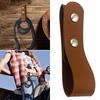 2 шт. кобура для кнута из искусственной кожи, надежная стильная ручная работа, длинный срок службы, петля для ремня для кнутов для верховой езды