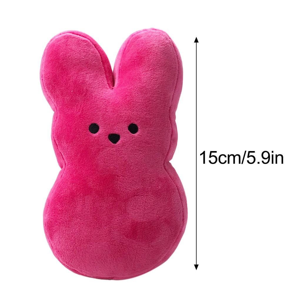 15cm Cute Rabbit Doll Rabbit Stuffed Doll Toy Desktop Sofa Decoration Comfort Doll Toy Children's Easter Decoration