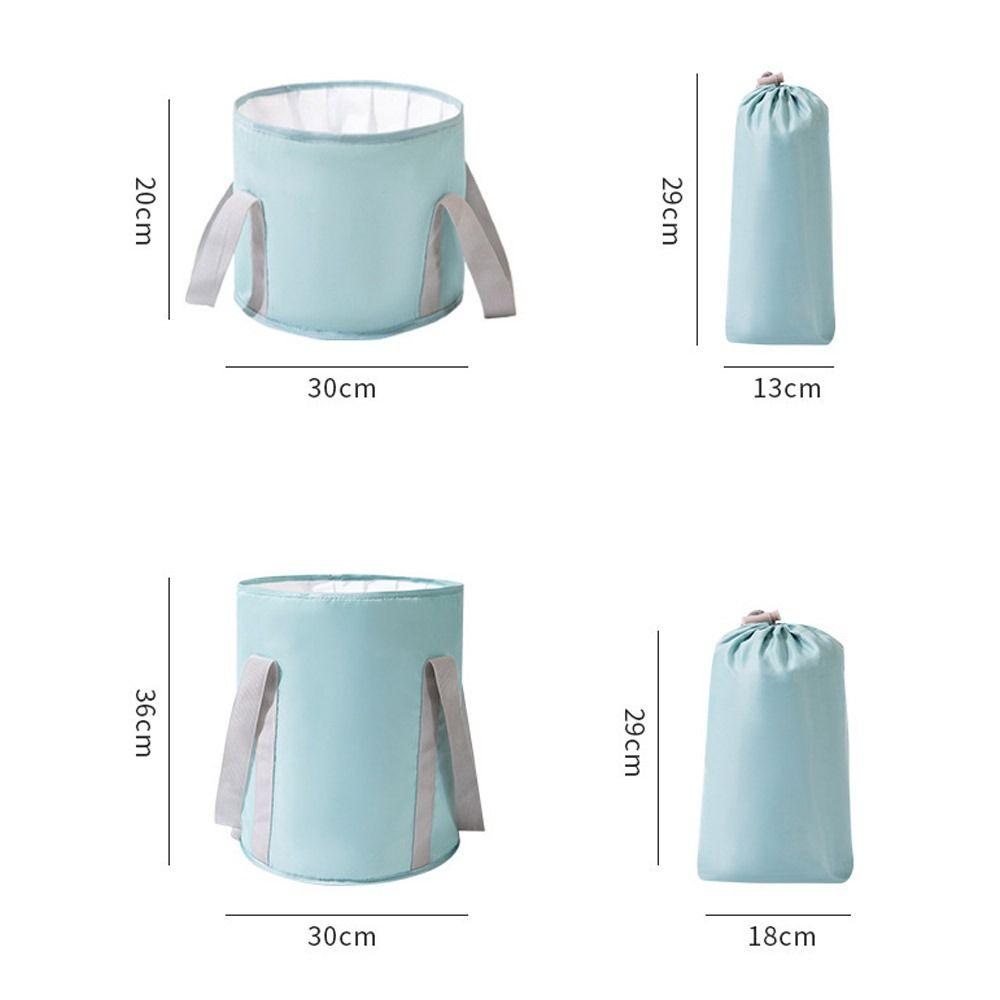 Large Capacity Water Bucket Washing Tub Wash Basin Foldable Foot Tub Bath Bag Portable Basins