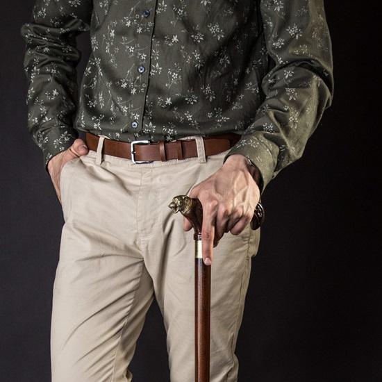 Трость с головой темного волка для мужчин, деревянная трость для подарка, ручная резная деревянная походная трость