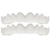 2Pcs/Set Cosmetic Teeth Comfort Fit  White Fake Teeth Cover Top Veneer Denture Kit