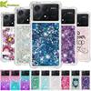 Чехол X6 Pro для Fundas Xiaomi Poco X6 Pro Чехол Glitter Dynamic Liquid Чехол для Xiomi Xiaomi PocoX6 X 6 Pro Чехлы для телефонов Etui