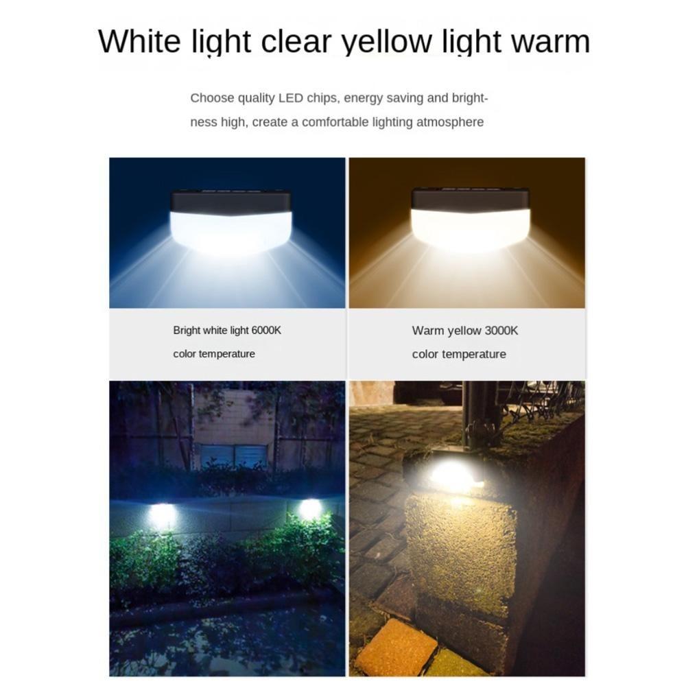 Светодиодный солнечный светильник для лестницы, водонепроницаемый уличный сад, проход, двор, терраса, ограждение, ступенька, ландшафтный светильник