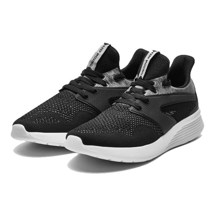 Anta Slip Resistant, Abrasion Resistant, Breathable, Coverage, Lightweight Low top Running Shoes Men's Black Gray 91828876-4