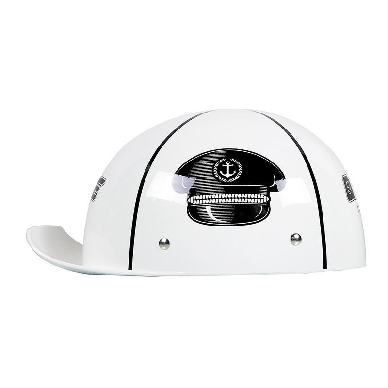 Womens Retro Half Helmet Electric Scooter Motorcycle ABS Safety With 3C Certification