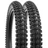 YunSCM 2x18 2.4 Tires, 18x2.4 64-355 Bicycle Tires, Suitable for 18-inch 2.4 Mountain Bikes and Cross Bikes, Y-029