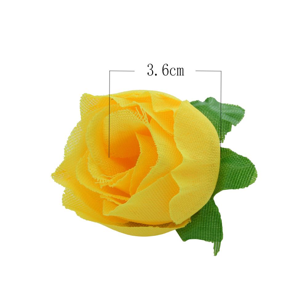 DIY Craft Mother's Day Gifts Beautiful Fake Bouquet Artificial Rose Wedding Decoration Flower Heads