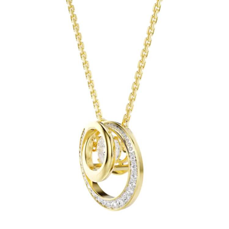 Swarovski Round Design Cubic Zirconia Necklace Unisex necklace White 5738248