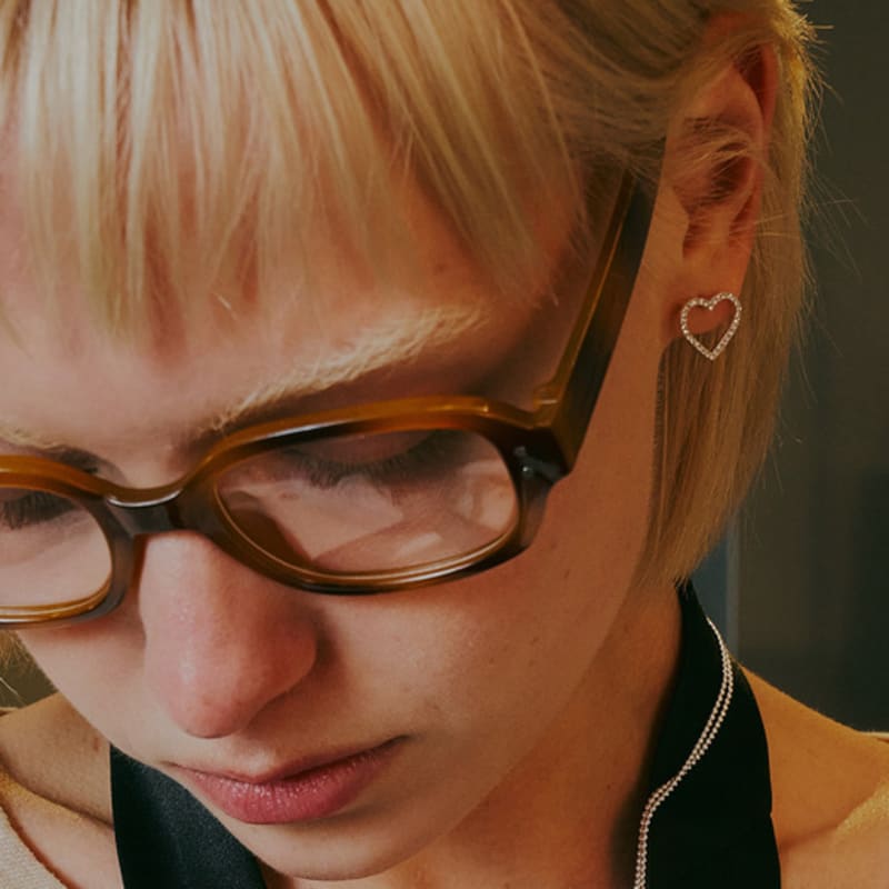 Denu [sv925]Sweet heart earring