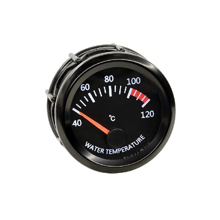 Dragon 2" 52mm Stepper Motor Auto White LED Light Car Water Temp Gauge Temperature 40-120 Celsius Meter