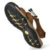 Summer Sandals Leather Outdoor Men Beach Shoes Luxury Breathable Casual Sandal Man Wading Shoes Non-slip Wide Lining Slippers