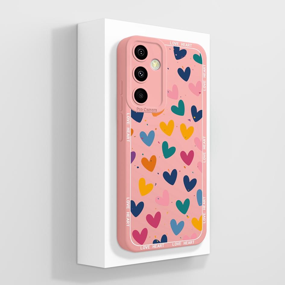 Мягкие чехлы для Samsung A55 C55 M55 A35 M35 F14 F15 Shell Pretty Sunflowers Golden Lotus Тонкий силиконовый легкий защитный корпус для Samsung Capas