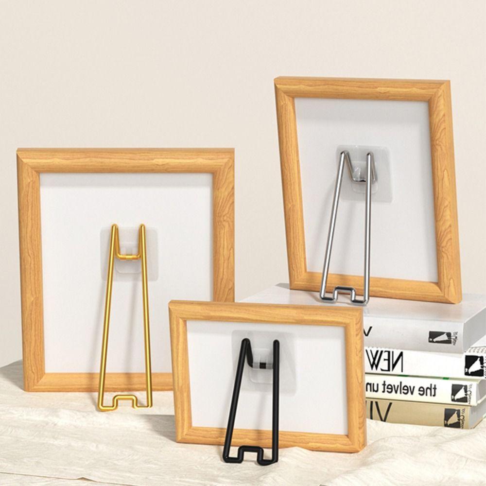 2pcs Metal Picture Frame Back Bracket Back Support Easel Back Support Photo Frame Stand