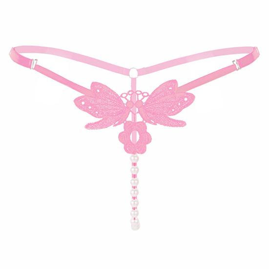 Шикарные стринги, прозрачные порнографические трусы, стринги с заниженной талией и вышивкой для внутреннего ношения