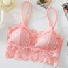 Женские кружевные бюстгальтеры, удобный однотонный бюстгальтер без косточек, сексуальное нижнее белье, жилет, женское открытое беспроводное нижнее белье, бесшовный бюстгальтер