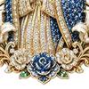 Sacred Heart of Jesus Brooch Confirmation Souvenir Christian Faith with Enamel