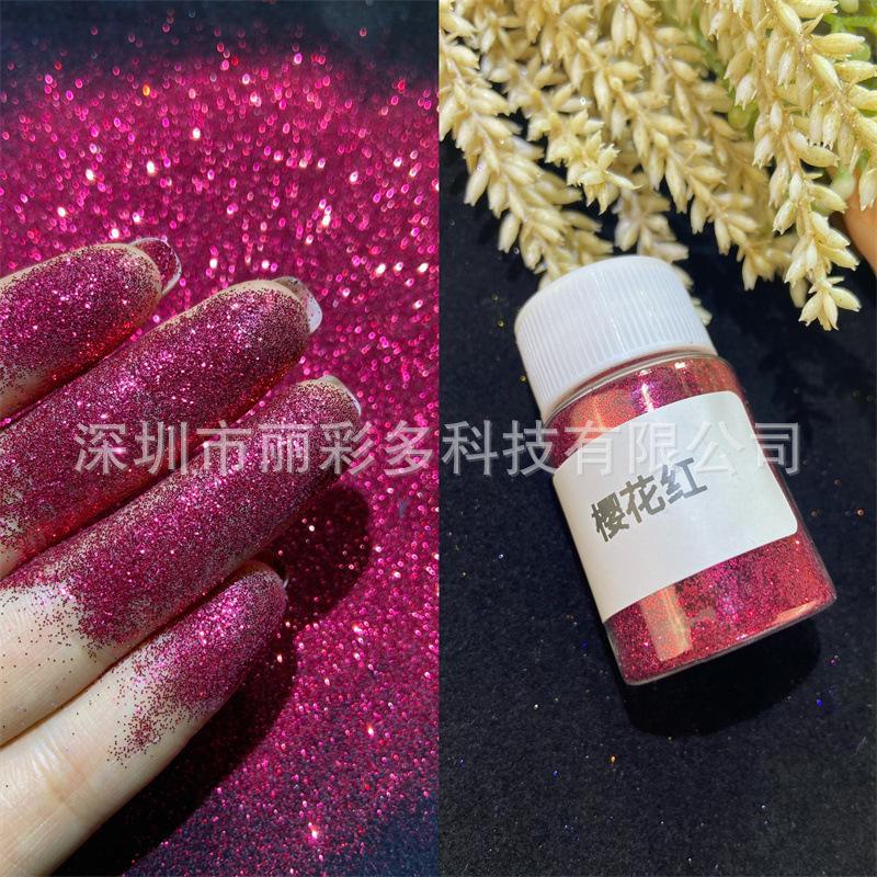 Блестящая пудра для ногтей 0,2 мм для самостоятельного нейл-арта с быстросохнущим клеем Crystal, маслом Quicksand и наполнителем Mahjong