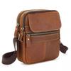 New Vintage Men Crossbody Shoulder Bag Genuine Leather Small Messenger Bag Satchel