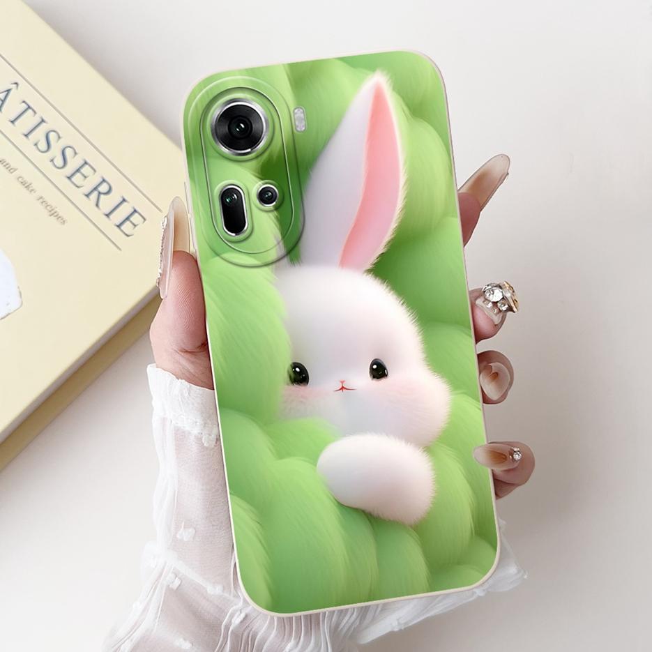 Чехол для Oppo Reno 11 5G Reno11 F CPH2603 Милый Мультяшный Чехол-Панда Мягкий Силиконовый Чехол для Телефона Для Oppo Reno 11 Pro Reno11 11F Сумки