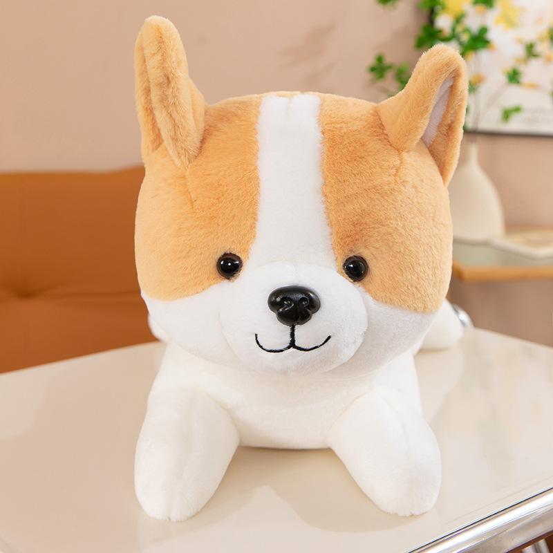 Имитация вечеринки Плюшевая игрушка Корги детская спящая собака кукла собака домашняя подушка подарок для парня Сиба-ину