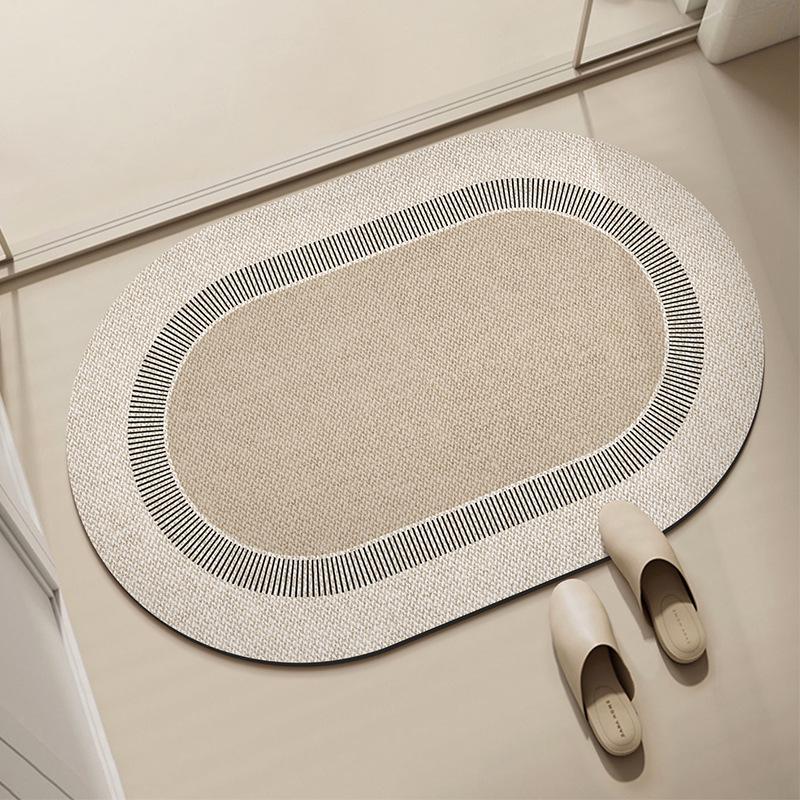 Быстросохнущий Нескользящий Диатомовый Земляной Коврик для Ванной Комнаты