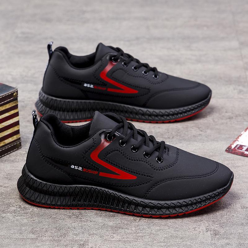 2025 новые кожаные туфли, модная деловая повседневная обувь для среднего и пожилого возраста, туфли на плоской подошве с низким верхом, мягкая подошва, удобные кожаные туфли