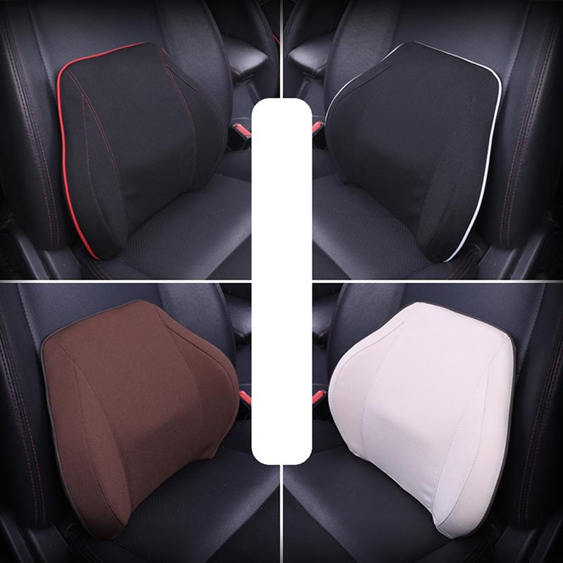 Space Memory Car Auto Seat Waist Back Support Pillow Back Cushion Pad Message Home Office