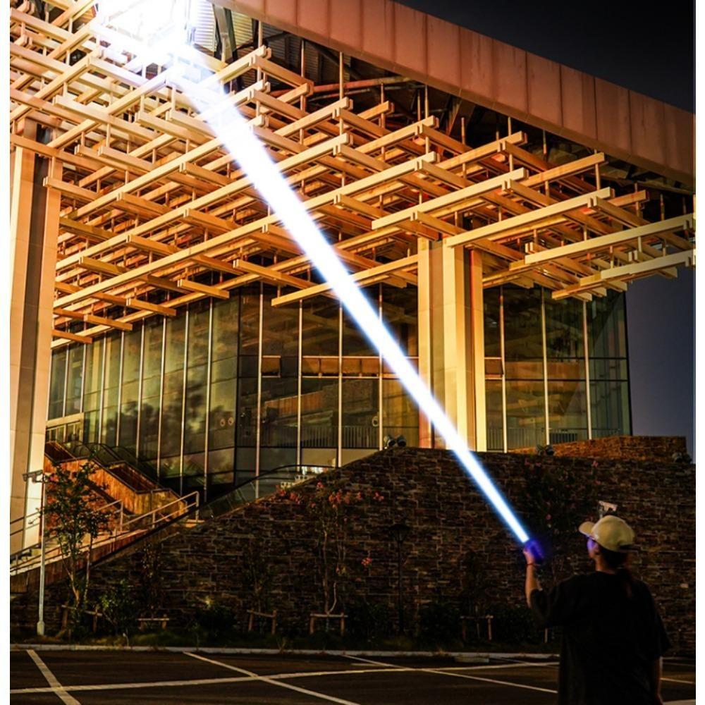 Мощный лазерный светодиодный фонарь 7000 лм, портативный телескопический фонарик с зумом, встроенная аккумуляторная батарея, фонарь для походов, кемпинга, рыбалки