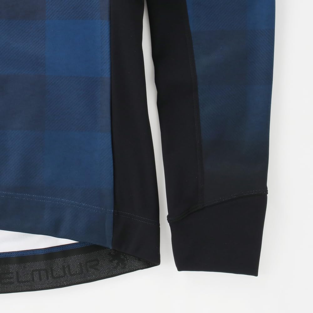 Kapelmuur Thermo Buffalo Размер для велоспорта Сделано в Японии Куртка, Клетка, Темно-синий, S, Осень/Зима (5°С-15°С),