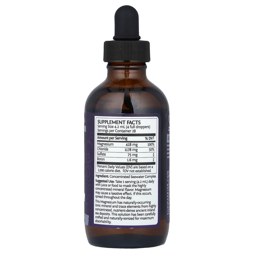 Sunwarrior Magnesium Liquid 118ml (4 fl oz)