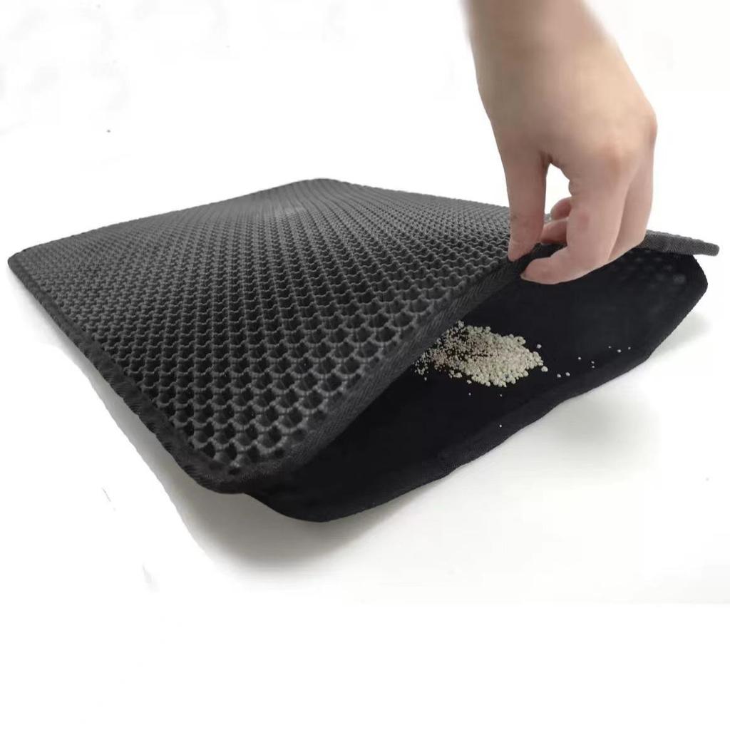 Коврик для кошек и собак из ЭВА с пересечением границ: Брызгозащищенный, двухслойный контроль мусора