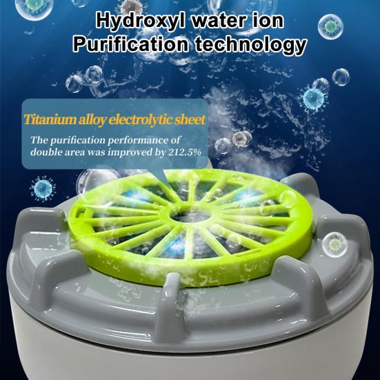 Портативная мойка для фруктов и овощей IPX7 Водонепроницаемая Компактный дизайн Портативное автоматическое ультразвуковое беспроводное устройство для чистки овощей